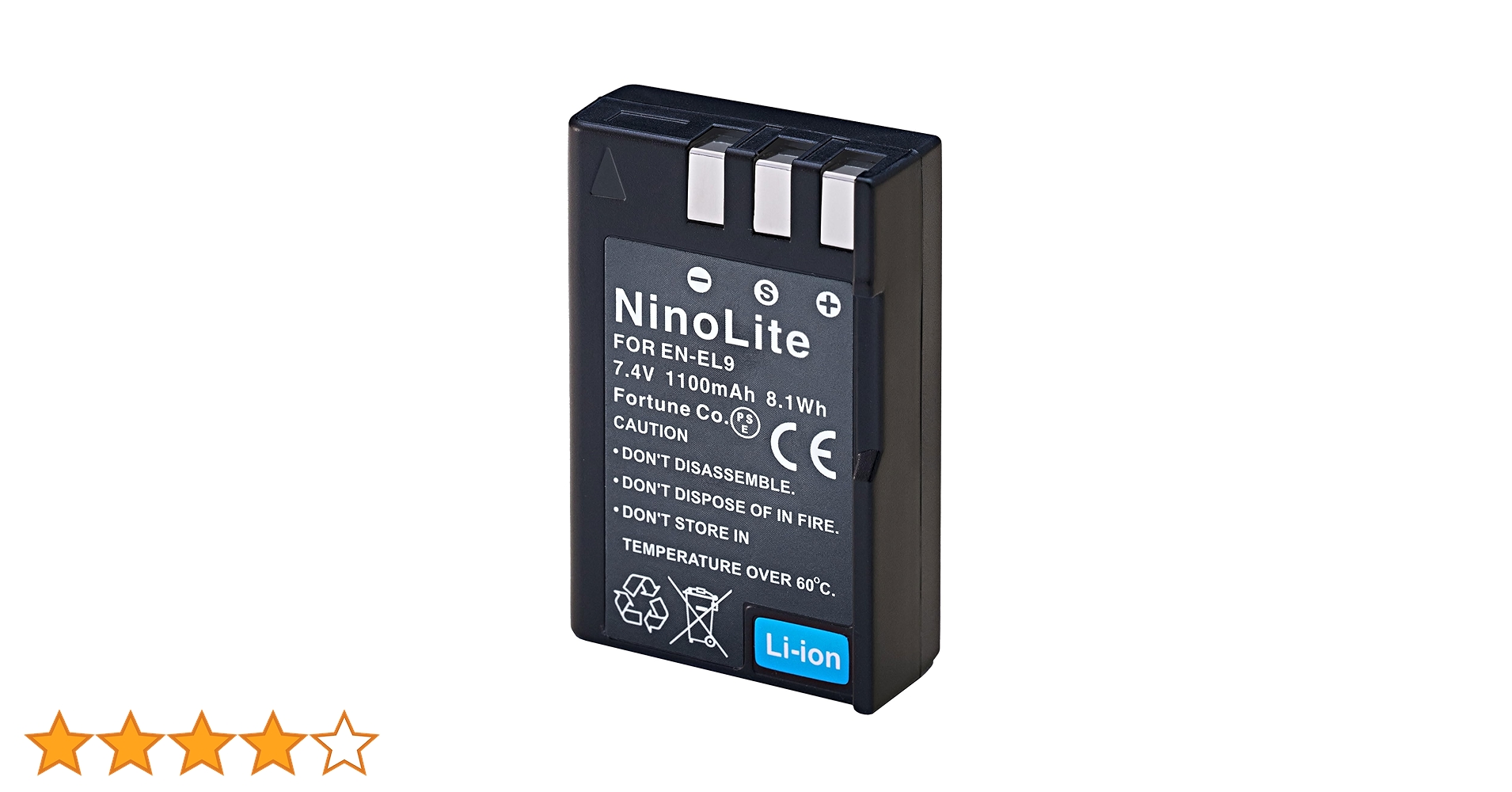 Amazon | NinoLite EN-EL9 EN-EL9a 互換 バッテリー ニコン D5000 Amazon | NinoLite EN-EL9 EN-EL9a 互換 バッテリー ニコン D5000